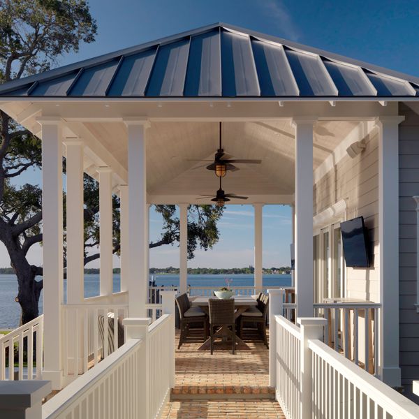 Riverview Poolhouse At Riverfront Low Country By Custom Home Builder Camlin Custom Homes