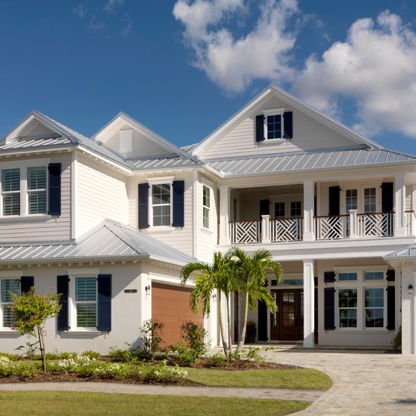 Keywest Two Story Elevation At Key West Two Story By Custom Home Builder Camlin Custom Homes