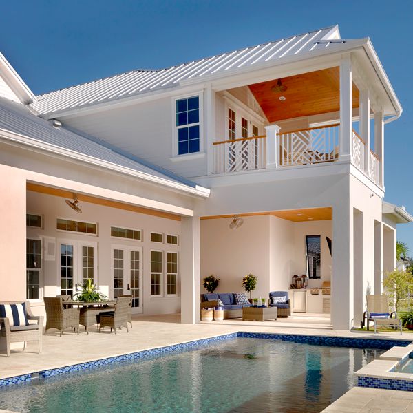 Outdoor Kitchen and Pool Area